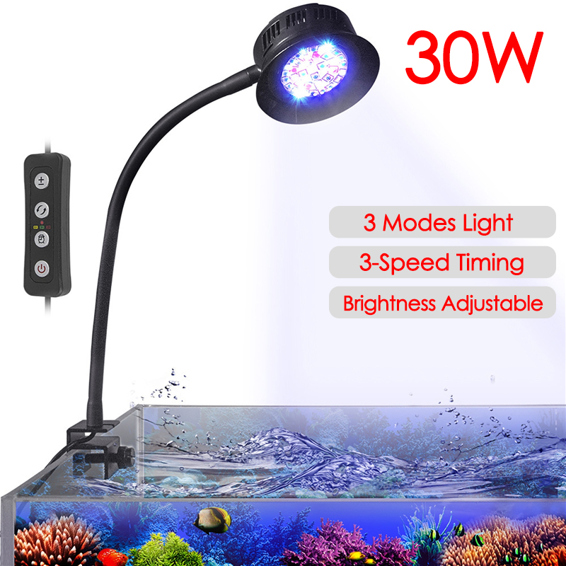 Marine Aquarium Led Lights - 30w aquário tanque de peixes água