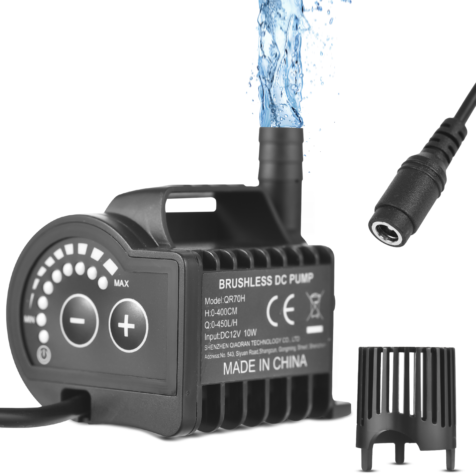 Marine Aquarium Return Pump - Bomba de água submersível 12v, 8