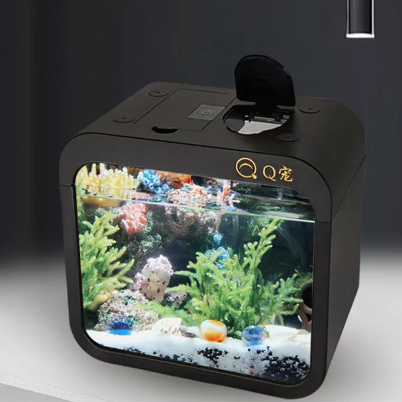 Marine Aquarium All In One - Tanque de peixes acrílico transparente de
