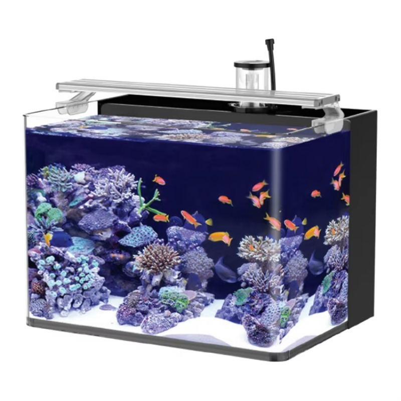 Marine Aquarium All In One - Aquário de Mesa Curvo para Peixes