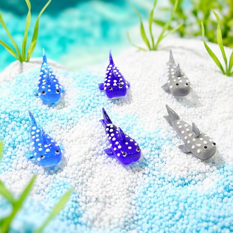 Marine Aquarium Japan - Miniatura de Tubarão de Vidro: Estatueta