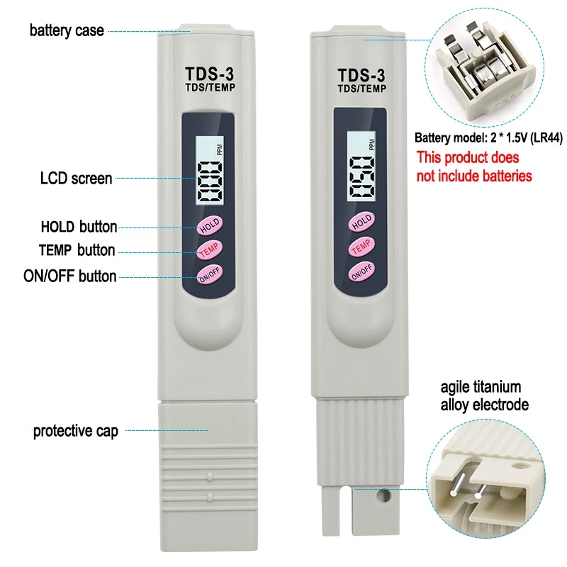 1/3 pçs portátil lcd digital t - Marine Aquarium Equipment avaliação e preço