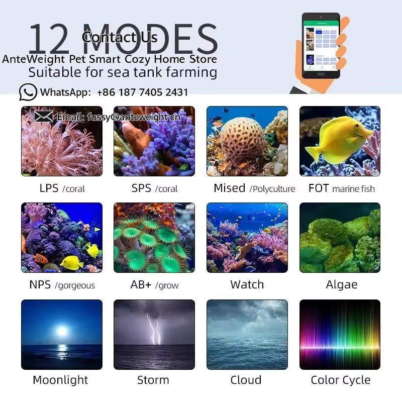 Lâmpada LED Programável Inteli - Marine Aquarium Led Lights avaliação e preço