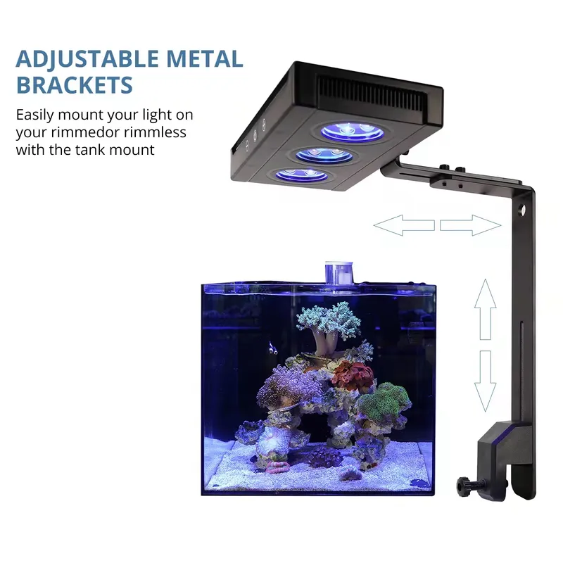 Luzes de Aquário de Água Salga - Marine Aquarium Led Lights avaliação e preço