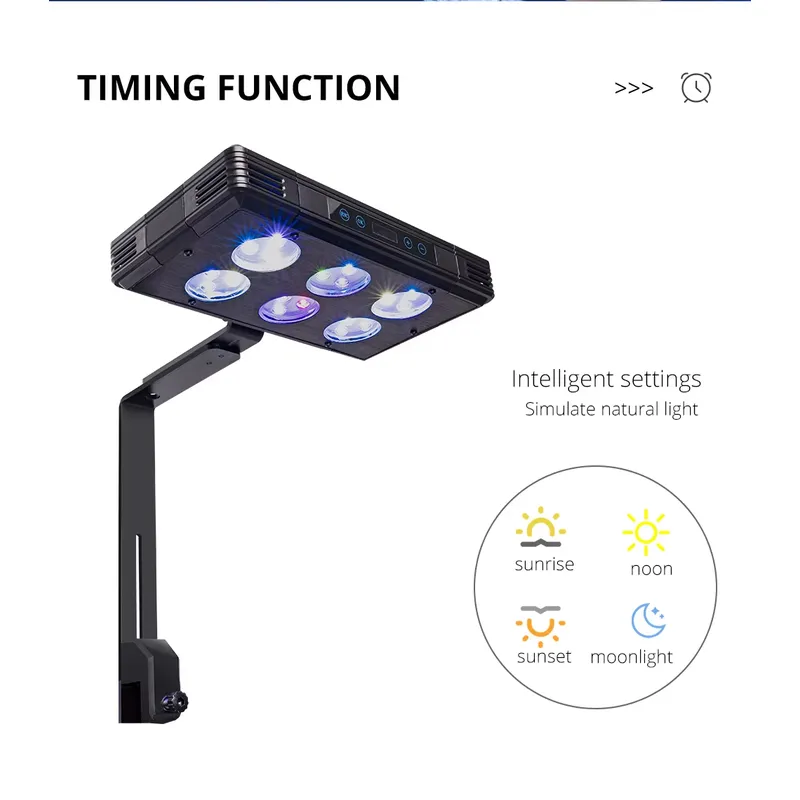 Luz LED de espectro total Gako - Marine Aquarium Led Lights avaliação e preço