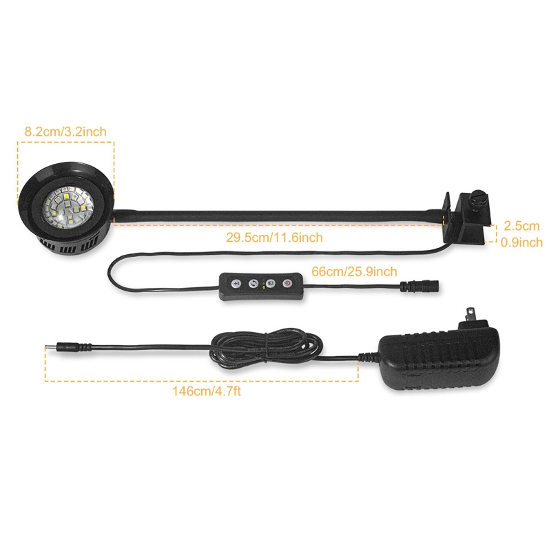 Aquário led luz de recife água - Marine Aquarium Led Lights avaliação e preço