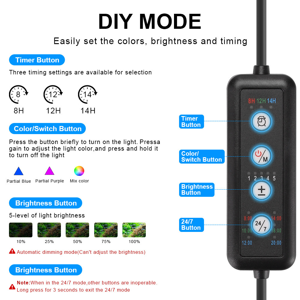 Luz LED para Aquário de Espect - Marine Aquarium Led Lights avaliação e preço