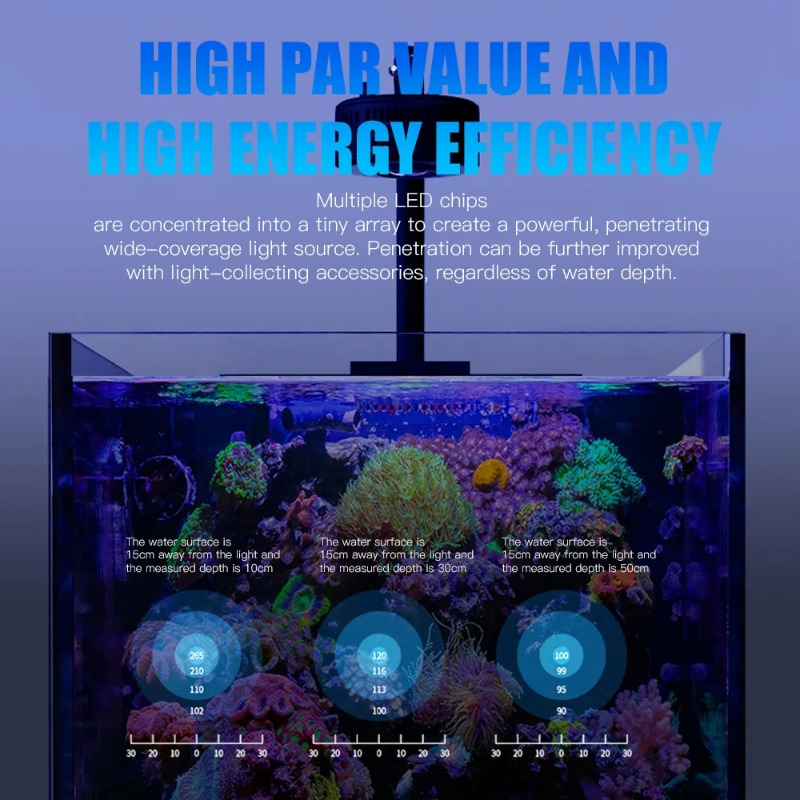 Luz LED para Aquário Marinho d - Marine Aquarium Led Lights avaliação e preço